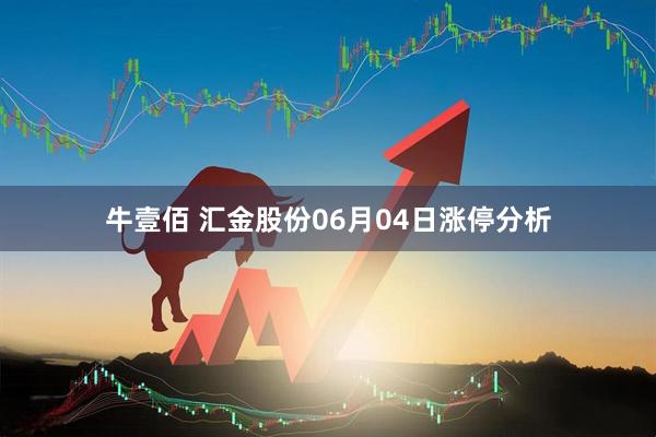牛壹佰 汇金股份06月04日涨停分析