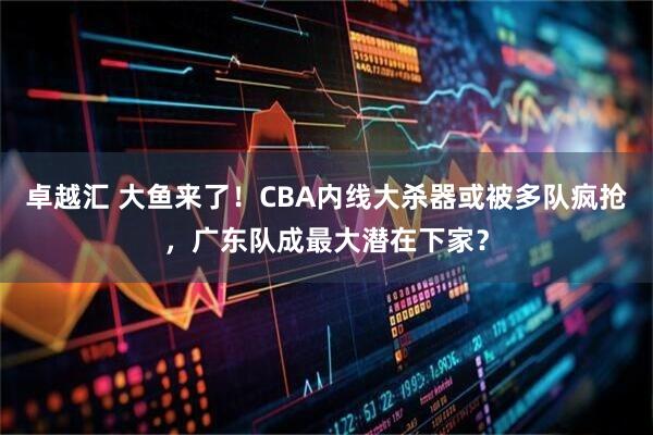 卓越汇 大鱼来了！CBA内线大杀器或被多队疯抢，广东队成最大潜在下家？